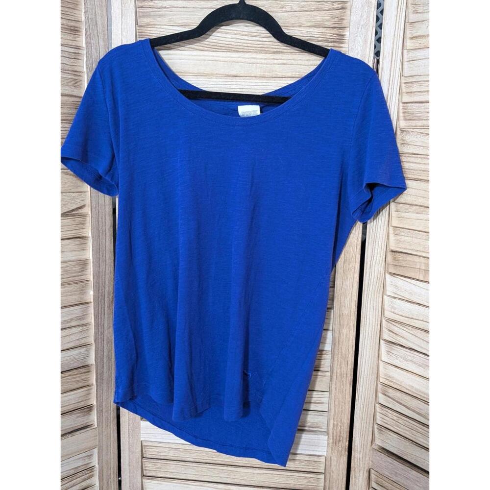 Victoria's Secret Sport Backless Purple Workout Gym Short Sleeve Tee Women Sz S